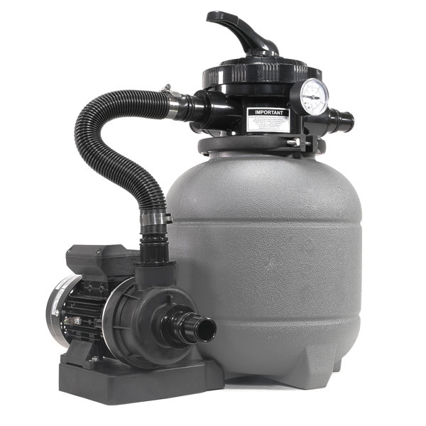 XtremepowerUS SummerFlow 12" Aboveground Pool Pump & Filter Combo